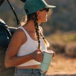 YETI 25 oz Rambler Tumbler with Handle, Key Lime