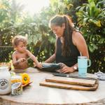 YETI 25 oz Rambler Tumbler with Handle, Key Lime