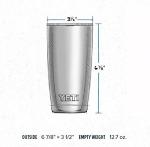 YETI 20 oz Stainless Steel Insulated Tumbler