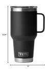 YETI Rambler 30 oz Black Travel Mug