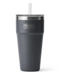 YETI Rambler 26 oz Charcoal Straw Cup