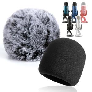 2-Pack Blue Yeti Microphone Pop Filter and Windscreen