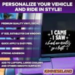 “Are We Great Yet? Funny Car Decal”