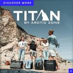 Titan Deep Freeze 60 Can Wheeled Cooler
