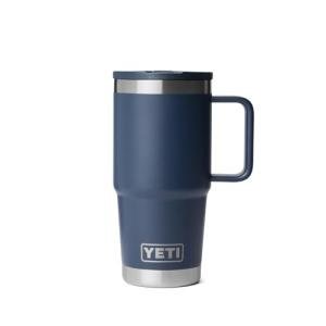 YETI Rambler 20 oz Travel Mug with Straw, Navy
