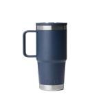 YETI Rambler 20 oz Travel Mug with Straw, Navy