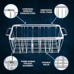 Adjustable Cooler Basket with Non-Slip Handles