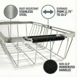 Adjustable Cooler Basket with Non-Slip Handles