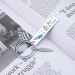 Inspirational Keychain Gift for Graduates and Friends