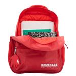 AI ACCESSORY INNOVATIONS Sonic The Hedgehog Backpack for Boys & Girls, Knuckles 16 Inch Schoolbag with 3D Features, Durable School Bag for Kids, Red