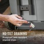 Coleman Classic Series Insulated Portable Rolling Cooler with Wheels, Leak-Resistant Outdoor Hard Cooler Keeps Ice up to 5 Days, 65-Quart