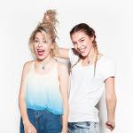 LUX ACCESSORIES Best Friends BFF Forever Best Bitches Valentine Detached Heart Pendant Charm Necklaces (2pc)