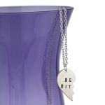 LUX ACCESSORIES Best Friends BFF Forever Best Bitches Valentine Detached Heart Pendant Charm Necklaces (2pc)