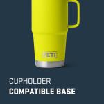 YETI Rambler 20 oz Travel Mug, Firefly Yellow