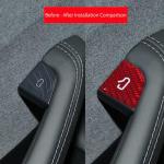 Yeti Carbon Fiber Door Button Covers for Tesla