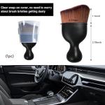 Ziciner Curved Car Detailing Brush for Interior Cleaning