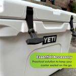 Yeti Replacement Lid Latches - Black Rubber 2-Pack