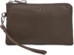 Yeti Leather Wristlet Wallet for Women - Brown