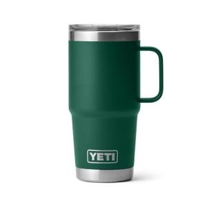 YETI Rambler 20 oz Travel Mug - Black Forest Green