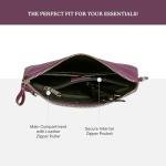 Yeti Amethyst Leather Wristlet Wallet for Women