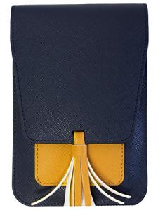 K. Carroll Harper Crossbody Bag - Navy/Gold