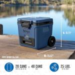 Yeti FrostVault 30QT Cooler with Wheels - Lakeshore Blue