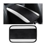 Yeti PU Leather Car Center Console Cover - White