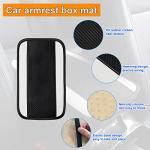 Yeti PU Leather Car Center Console Cover - White