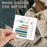 Believe in the Power of Yet Wood Sign