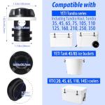 YETI Cooler Drain Plug Replacement - 2 Pack