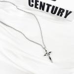 Yeti-Inspired Irregular Y2K Cross Necklace for Men