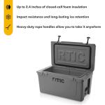 RTIC 65 QT Tough Cooler for Outdoor Adventures