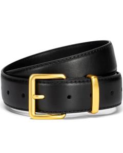 Black Belt with Gold Buckle for Women
