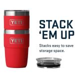 YETI Rambler 8 oz Insulated Coffee Mug - Rescue Red