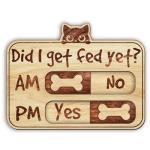 Did I Get Fed Yet? Cat Feeding Tracker Magnet