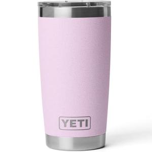 YETI 20 oz Rambler Tumbler, Stainless Steel, Cherry Blossom