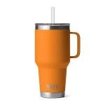 YETI 35 Oz King Crab Orange Straw Mug