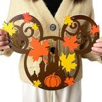Disney Thanksgiving Mouse Wooden Door Decor Sign