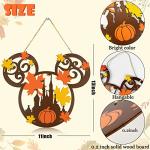 Disney Thanksgiving Mouse Wooden Door Decor Sign