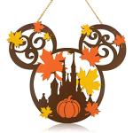 Disney Thanksgiving Mouse Wooden Door Decor Sign