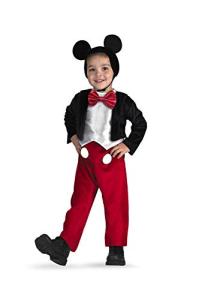 Disney Mickey Mouse Deluxe Kids Costume, Black, Size L/G