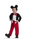 Disney Mickey Mouse Deluxe Kids Costume, Black, Size L/G