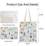 Disney Fairy Tales Character Collage Bag for Women