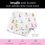 Disney Princess Baby Girl Swaddle Blanket 35x35