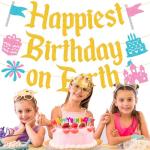 Happiest Birthday Princess Castle Party Banner