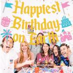 Happiest Birthday Princess Castle Party Banner