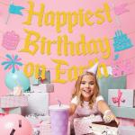 Happiest Birthday Princess Castle Party Banner