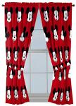 Mickey Mouse Kids Curtain Set with Tiebacks