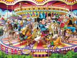Disney Carousel 300-Piece Oversized Jigsaw Puzzle