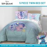 Lilo and Stitch Twin Comforter Set - 5 Pieces